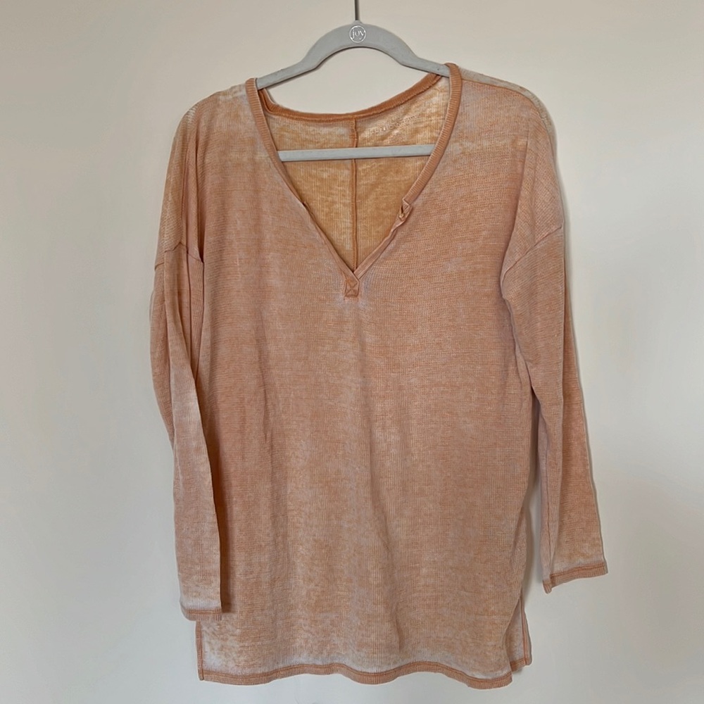 Oversized Waffle Knit Long sleeve